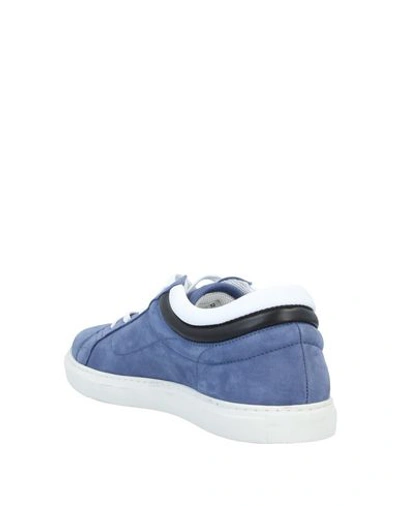 Shop Dondup Sneakers In Slate Blue
