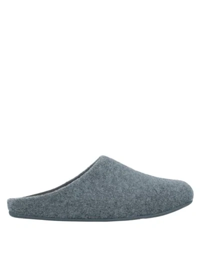 Shop Fitflop Slides And Slippers In Grey