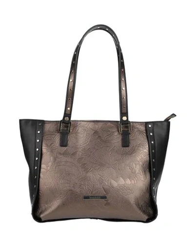Shop Braccialini Handbag In Bronze