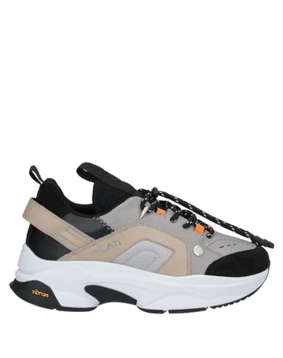 Shop Ylati Sneakers In Dove Grey