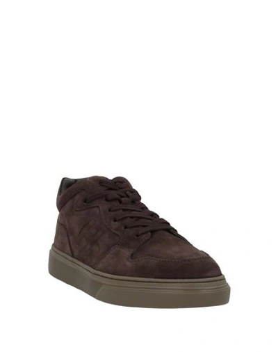Hogan Sneakers In Brown