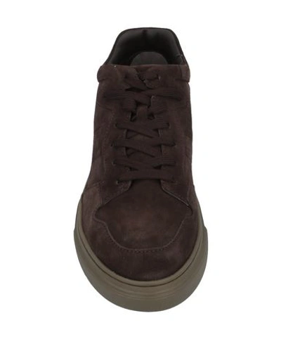 Hogan Sneakers In Brown