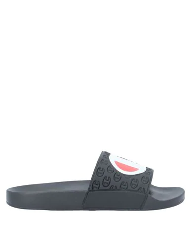 champion black sandals