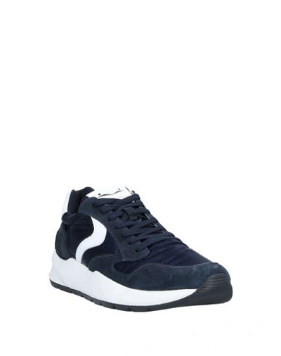 Shop Voile Blanche Sneakers In Dark Blue