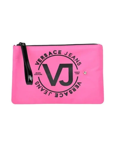 Shop Versace Jeans Handbag In Fuchsia