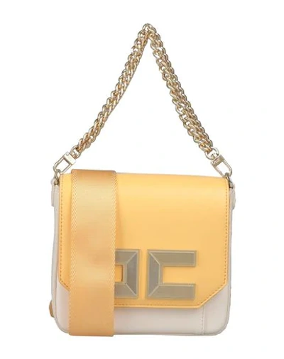 Shop Elisabetta Franchi Handbag In Yellow