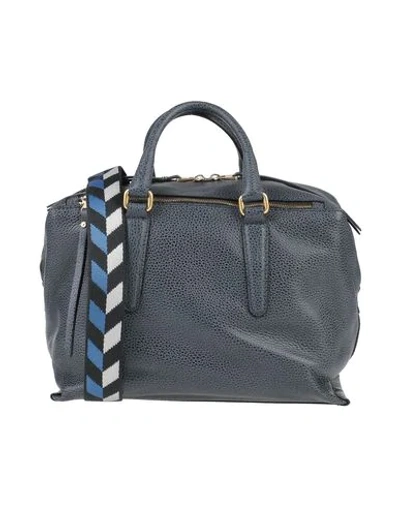 Shop Gianni Chiarini Cross-body Bags In Slate Blue