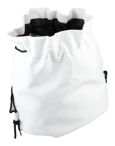 Shop Mm6 Maison Margiela Backpacks In White