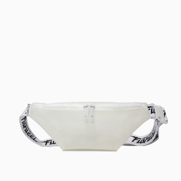 white fanny pack