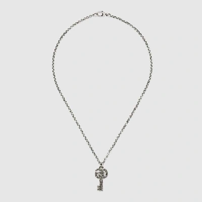 Shop Gucci Double G Key Necklace In Undefined