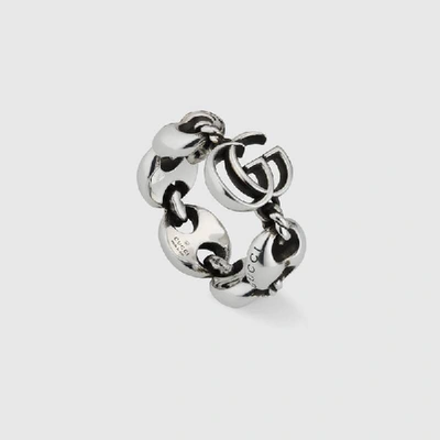 Shop Gucci Double G Ring In Undefined