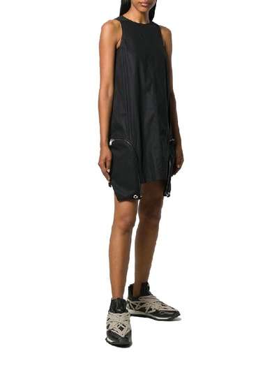 Shop Rick Owens Drkshdw Drkshdw By Rick Owens Women's Black Cotton Dress