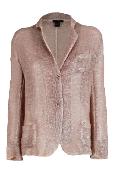 Shop Avant Toi Women's Beige Linen Blazer