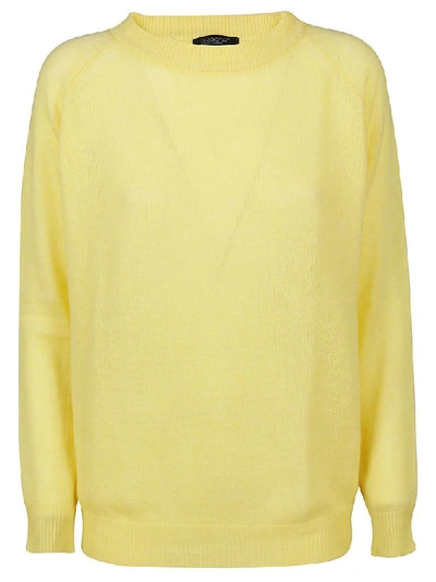 Shop Aragona Women's Yellow Cashmere Sweater