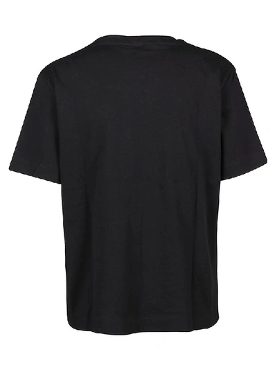 Shop Aragona Women's Black Cotton T-shirt