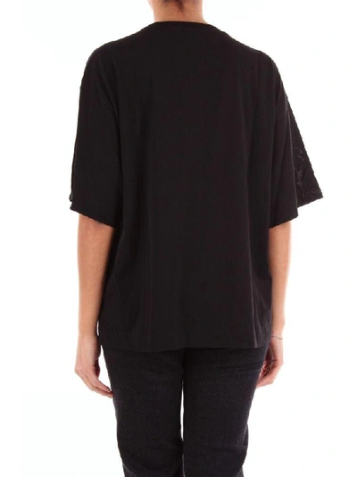 Shop Dries Van Noten Women's Black Cotton T-shirt