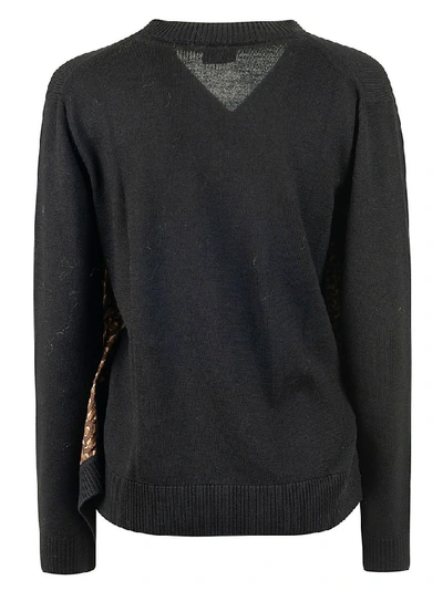 Shop Burberry Women's Black Wool Sweater