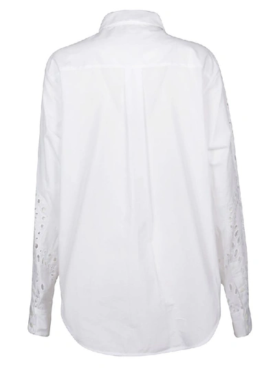 Shop Victoria Beckham Women's White Cotton Shirt