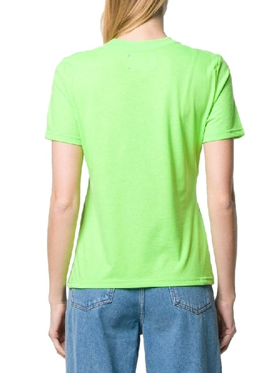 Shop Alberta Ferretti Women's Green Cotton T-shirt