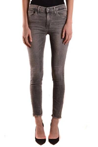 Shop Brian Dales Women's Grey Cotton Jeans