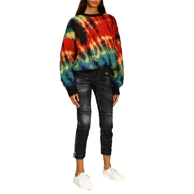 Shop Dsquared2 Women's Multicolor Wool Sweater