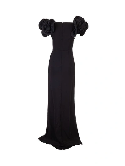 Shop Alessandra Rich Women's Black Viscose Dress