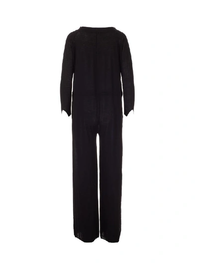 Shop Stella Mccartney Black Wool Jumpsuit