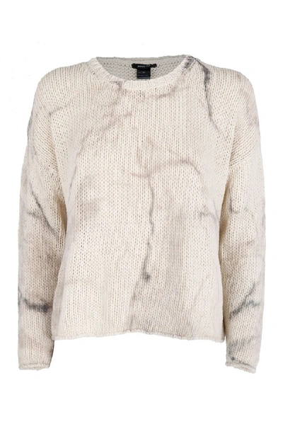Shop Avant Toi Women's White Cotton Sweater