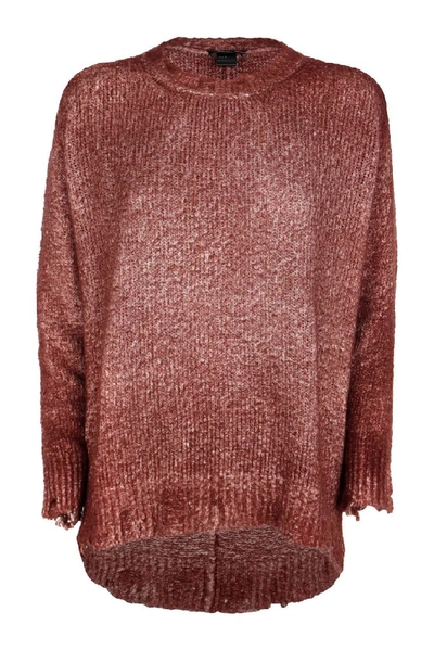 Shop Avant Toi Women's Brown Cotton Sweater