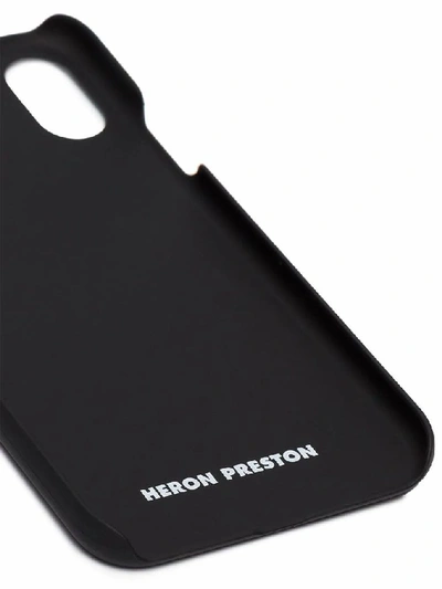 Shop Heron Preston Men's Silver Pvc Cover