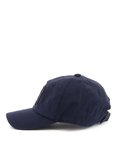 Shop Dondup Men's Blue Polyester Hat