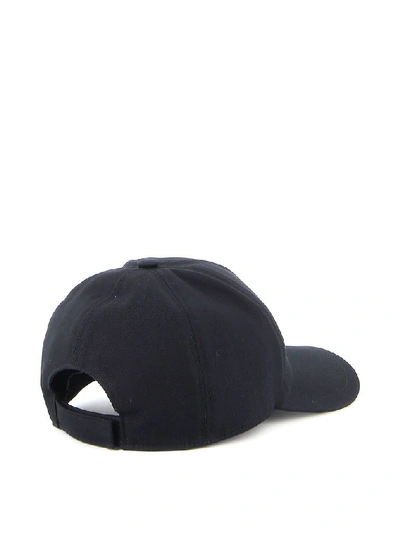 Shop Hogan Men's Black Cotton Hat