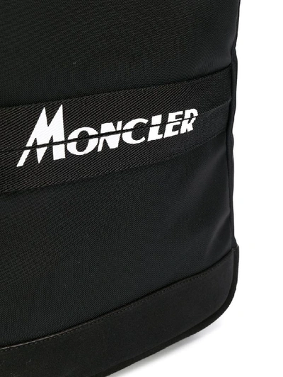 Shop Moncler Black Polyester Backpack