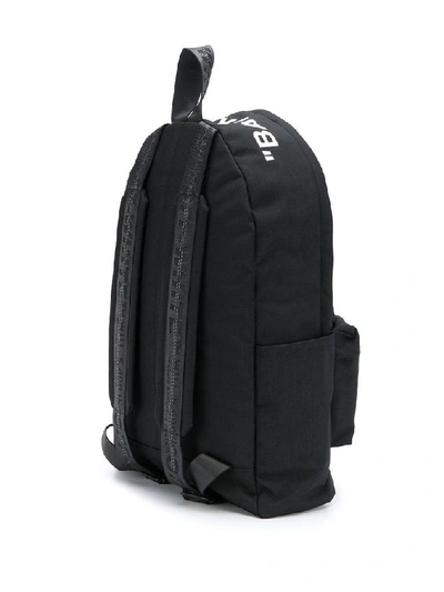 Shop Off-white Men's Black Synthetic Fibers Backpack