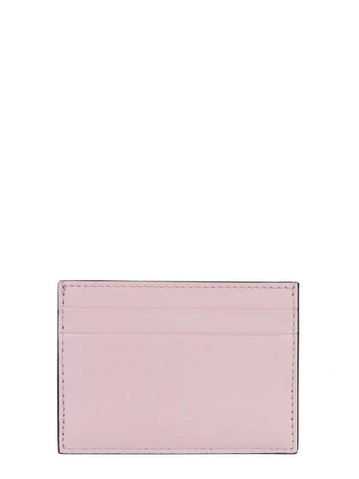 Shop Versace Pink Leather Card Holder