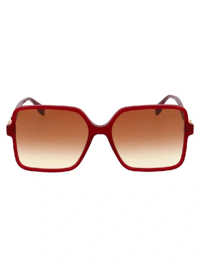Shop Fendi Women's Red Metal Sunglasses