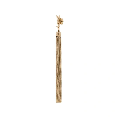 Shop Saint Laurent Women's Gold Metal Earrings