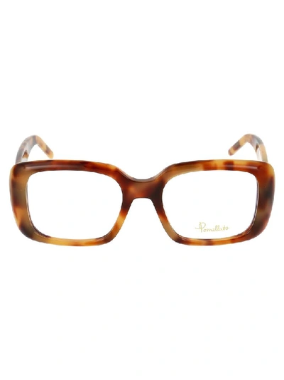 Shop Pomellato Women's Brown Metal Glasses