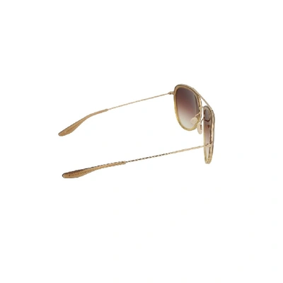 Shop Barton Perreira Women's Yellow Metal Sunglasses