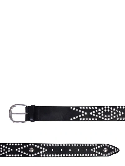 Shop Isabel Marant Étoile Women's Black Leather Belt