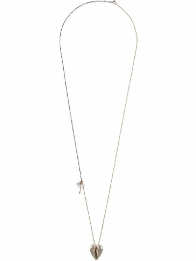 Shop Saint Laurent Gold Metal Necklace