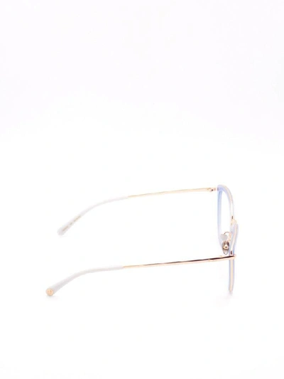 Shop Pomellato Women's Multicolor Metal Glasses