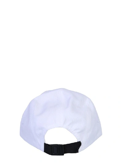 Shop Maison Kitsuné White Cotton Hat