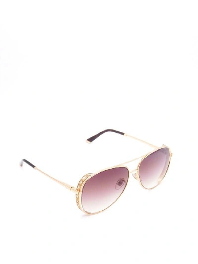 Shop Chopard Women's Multicolor Metal Sunglasses