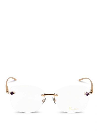 Shop Pomellato Women's Multicolor Metal Glasses