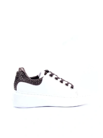 Shop Guess Women's White Leather Sneakers