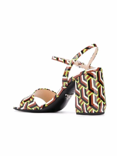 Shop Prada Women's Multicolor Leather Sandals