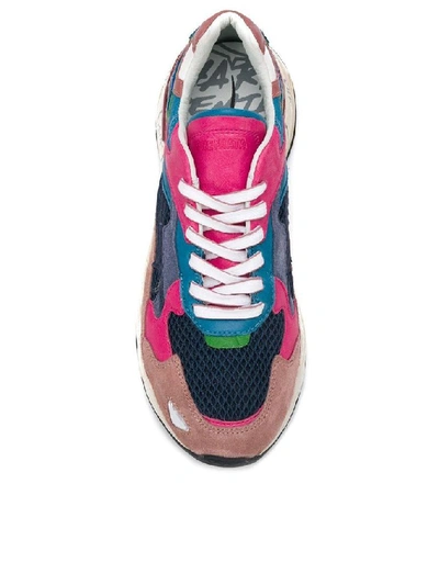 Shop Premiata Women's Multicolor Leather Sneakers