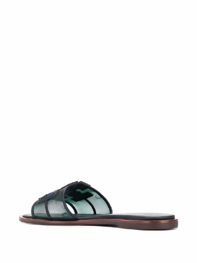 Shop Tory Burch Green Sandals