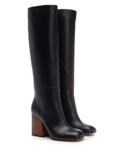 Shop Marni Women's Black Leather Boots